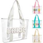 Waterproof PVC Towel-Embroidered Tote Bag