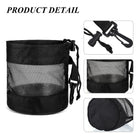 Nylon Mesh Golf Ball Bag With Drawstring Closure