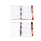 Eco Spiral Notebook W/Sticky Notes And Ruler & Pen