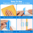 Silicone Adhesive Pencil Holders