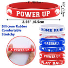 Baseball Bracelet Motivational Silicone Wristband
