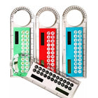 Mini Multifunctional Plastic Ruler And Solar Calculator