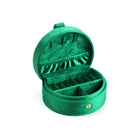 D-Shaped Velvet Jewelry Box