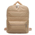 Puffer Quilted Backpack For Fall Casual Use