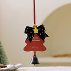 Christmas Tree Card Bell Ornament
