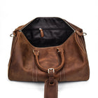 Vintage Crazy Horse Leather Travel Duffel Luggage Bag