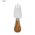 Cheese Spreader/W Wooden Handle Standing Butter Knife