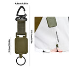 Metal Back Clip And Retractable Wire Rope
