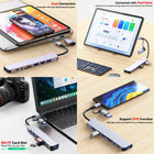 Aluminum 8-in-1 USB Dock