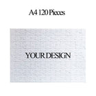 A4 Blank Pearlized 120 Pieces Jigsaw Puzzle