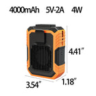 Power Bank + Flash Light + Mini Fan