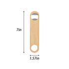 Wooden And Stainless Steel Dual-Head Bottle Opener
