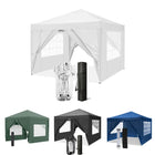 10x10' Pop Up Canopy Tent( Full Roof + 4 Full Walls )