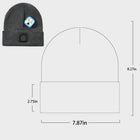 Warm Knitted Winter Hats Rechargeable LED