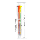 6-In-1 Multi-Color Retractable Ballpoint Pen