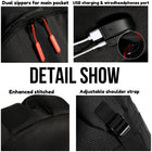 15.6" Travel Laptop Backpack with USB Charging Port