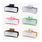 Full-Color Rectangle Claw Hair Clips For Women And Girls