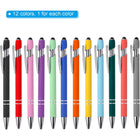 2 In 1 Retractable Metal Stylus Ballpoint Pen