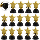 Mini Gold Plastic Star Shaped Trophy Award For Kids Teacher