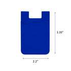 Stick-On Silicone Cell Phone Wallet Card Sleeve