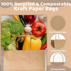Brown Kraft Paper Shopper Tote Bag