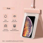 7.2 Inches TPU Touch Screen Waterproof Cell Phone Pouch