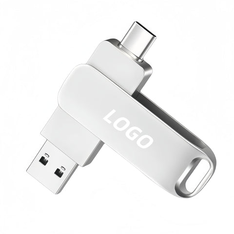 Metal type-c Dual Flash Drive 2in1C Memory Stick Thumb Drive