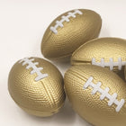 3.5" Gold Soft Pu Foam Football Stress Reliever