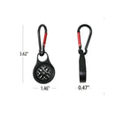 Mini Survival Compass with Carabiner