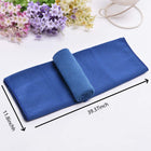 Microfiber Ice For Neck Cooling Towel Zip Pocket Carabiner