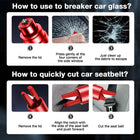 2-in-1 Emergency Car Safety Hammer