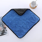 Diamond Quilted Thick Coral Fleece Car Cleaning Towel