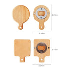 Solid Wood Fridge Magnet Bottle Opener