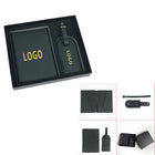 Personalized Leather Passport Holder Luggage Tag Set