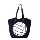 Canvas Bag With Rugby Pattern