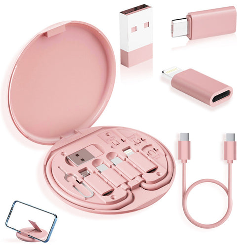 All-In-One Digital Accessory Case and Lanyard Case