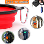 Collapsible Pet Bowl Silicone Expandable Cup Dish