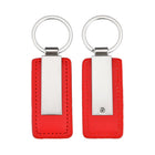 Pu Leather Metal Car Keychain