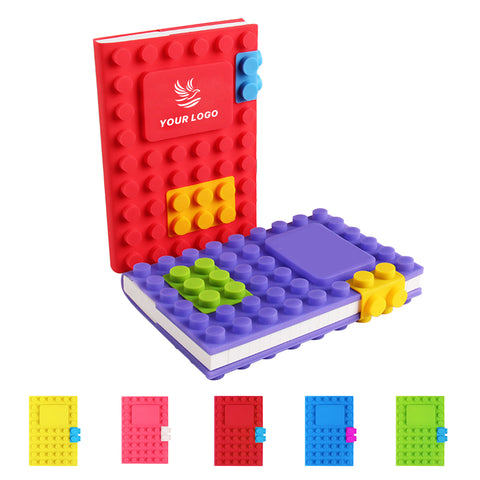 6A Silicone Building Block Cover Notebook Journals
