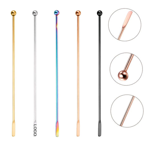 7.5'' Stainless Steel Coffee Stirrers Swizzle Stick