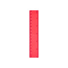 15cm Colorful Transparent Plastic Ruler