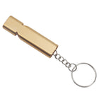 Flat Aluminum Alloy Dual-Frequency Survival Whistle