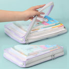 Large-Opening Mesh Zipper Student Pencil Case