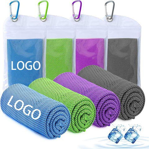 40" X 12" Summer Outdoor Fitness Quick Dry Cold Towel