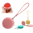 Round Silicone Earphone Case
