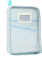 Large-Opening Mesh Zipper Student Pencil Case
