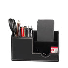 Leather Storage Box With Flocked Interior