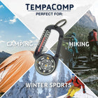 Carabiner Compass And Thermometer