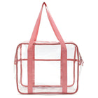 Clear Zippered Safety Tote Bag