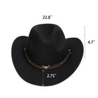 Cowboy Hat with Cow Head Accessory